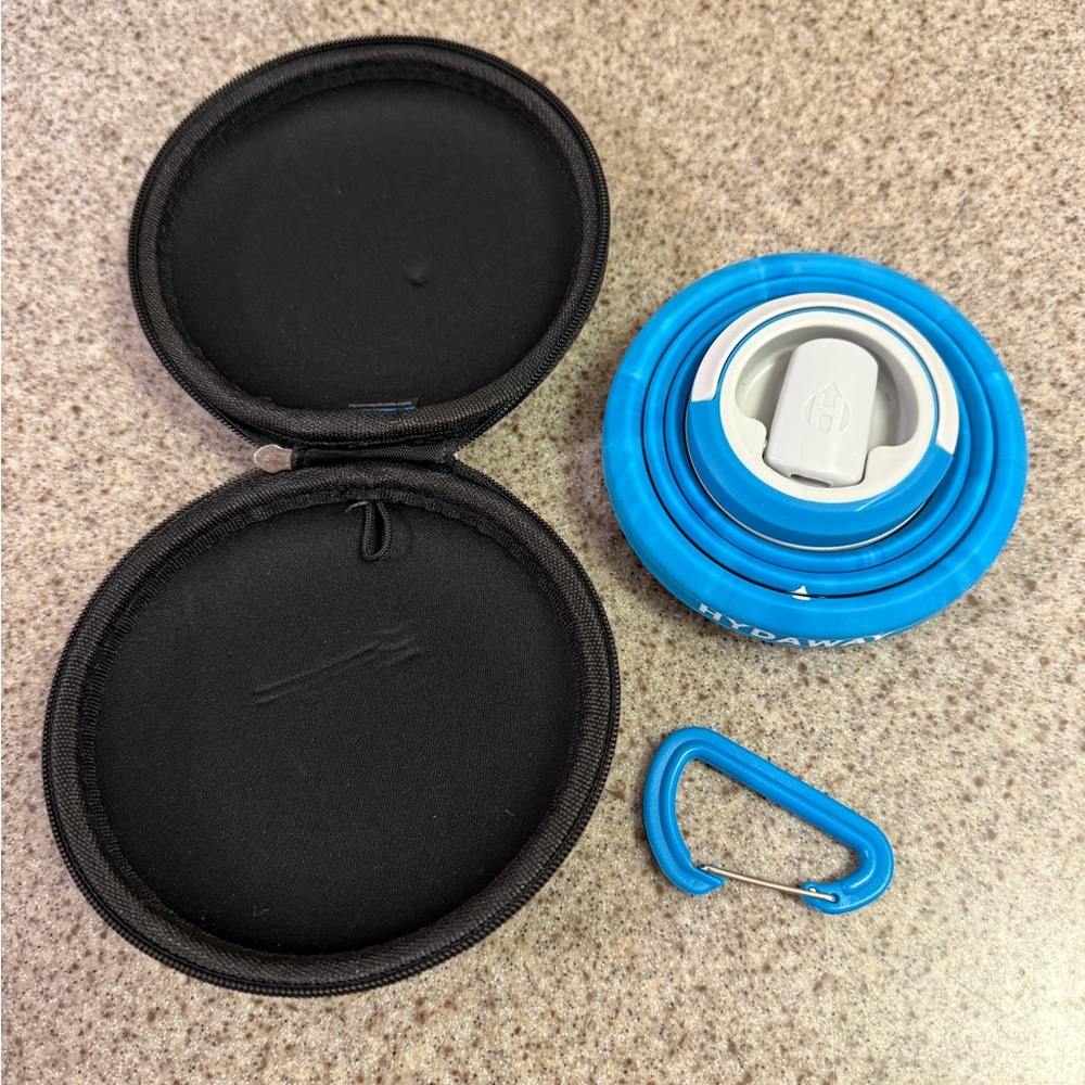 Blue Collapsible Water Bottle - Picture 5 of 11